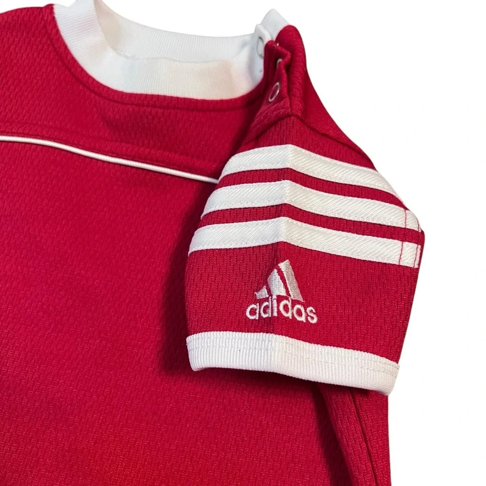 Adidas Red Wisconsin‎ Badgers 6/9 Months Bodysuit - Picture 4 of 7
